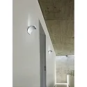 LED Wall luminaire ADEO LED, IP20, nickel matt