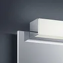 Luminaire de miroir LADO 90 médium, commutable, avec diffuseur IP44, chrome 