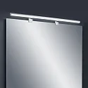 Luminaire de miroir GAIA 99 IP44, chrome gradable