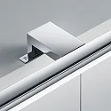 Helestra Luminaire de miroir GAIA 99 IP44, chrome gradable