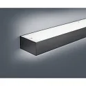 Helestra Luminaire de miroir THEIA 60 IP44, satiné, noir mat 