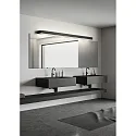 Helestra Luminaire de miroir THEIA 60 IP44, satiné, noir mat 
