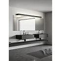 Helestra Luminaire de miroir THEIA 120 IP44, satiné, noir mat 