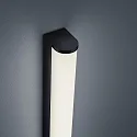 bath luminaire PONTO IP44, black matt, white 