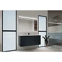 bath luminaire PONTO IP44, black matt, white 