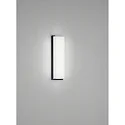 Luminaire mural COSI IP30, satiné, noir mat gradable