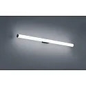 Luminaire de miroir LOOM 90 commutable, avec diffuseur IP44, noir mat 