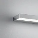 Helestra Luminaire de miroir SLATE 60 IP44, chrome, satiné 