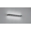 Luminaire de miroir SLATE 60 IP44, satiné, noir mat 