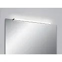 Luminaire de miroir LADO-S 90 médium, commutable, étroit, avec diffuseur IP44, chrome, blanche 