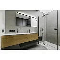 mirror luminaire LADO-S 120 large, switchable, slim, with diffuser IP44