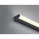 Helestra Luminaire mural PONTO-S CCT Switch, direct, commutable IP44, noir mat 