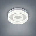 Luminaire de plafond LIV 30 2 voies, forme de l'anneau IP30, blanc mat gradable