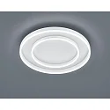 Luminaire de plafond SONA IP20, satiné, blanc mat gradable