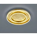 Luminaire de plafond SONA IP20, satiné, feuille d'or gradable