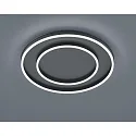 Luminaire de plafond SONA IP20, satiné, noir mat gradable