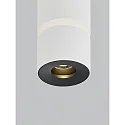 Helestra Luminaire de plafond ROK à 1 flamme, direct / indirect, focalisable IP20, blanc mat gradable