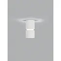 Helestra Luminaire de plafond ROK à 1 flamme, direct / indirect, focalisable IP20, blanc mat gradable