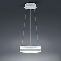Luminaire à suspension LIV 40 haut bas, forme de l'anneau IP20, blanc mat gradable