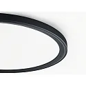 Helestra Luminaire de plafond DAWA Ø33CM CCT Switch, direct / indirect IP20, noir mat gradable