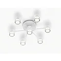 Luminaire de plafond KALA 7 flammes, rigide IP20, blanc mat gradable