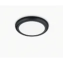 Helestra Luminaire de plafond BIS CCT Switch, universal, multipower IP54, noir mat 