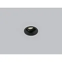 Helestra ceiling recessed luminaire NESO swivelling, set of 4, set back GU10 IP20, black matt dimmable