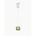 Helestra Luminaire à suspension OVE IP20, or, blanche gradable