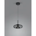 Luminaire à suspension SICA à 1 flamme IP20, noir mat gradable