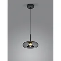 Luminaire à suspension SICA à 1 flamme IP20, or, noir gradable