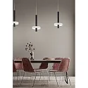 Helestra Luminaire à suspension KEA 3 flammes IP20, noir mat gradable