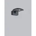 Luminaire mural d’extérieur LUR inclinable IP54, graphite 