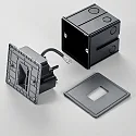Helestra Luminaire d'encastrement mural  LES IP65, graphite 