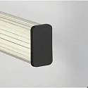 Helestra wall luminaire ALLA 60 switchable IP44, black matt 