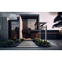 Helestra Plaque de montage TENDO grand, zinc