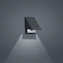 Helestra Luminaire mural d’extérieur FREE IP54, graphite 