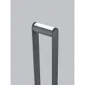 Helestra Borne d'éclairage LUZ 44 rotatif, direct / indirect IP54, graphite gradable