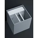 Helestra SIRI 44-L Wall luminaire IP54 nickel matt anodised