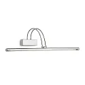 Luminaire de miroir BOW AP114 pivotant, avec interrupteur IP21, chrome 