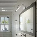 Ideal Lux Luminaire de miroir BOW AP114 pivotant, avec interrupteur IP21, chrome 