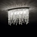 Ideal Lux Ceiling luminaire RAIN PL3, 3 flames, E14, chromee