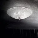 Ideal Lux Ceiling luminaire SHELL PL4 Wall luminaire, 4 flames, E27, transparent