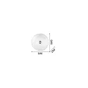 Ideal Lux Ceiling luminaire SHELL PL6 Wall luminaire, 6 flames, E27, transparent