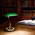 Lampe de table LAWYER TL1 E27 IP20, laiton antique 