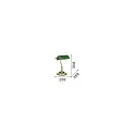 Lampe de table LAWYER TL1 E27 IP20, laiton antique 