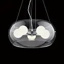 Ideal Lux Luminaire à suspension AUDI-10 SP5 5 flammes E27 IP20, chrome 