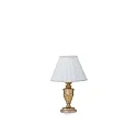 Table lamp DORA TL1 SMALL, E14, antique gold