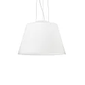 Pendant luminaire CYLINDER SP1 D40, E27, Ø40cm, white