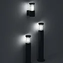 Ideal Lux Luminaire mural d’extérieur TRONCO AP1 E27 IP44, anthrazit 