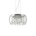Luminaire à suspension AUDI-80 SP5 5 flammes G9 IP20, chrome 